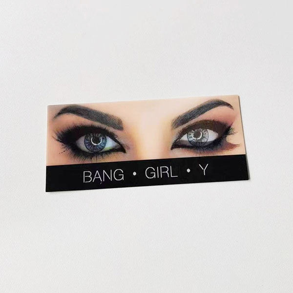 Flip lenticular printing sticker on cosmetic box image 2