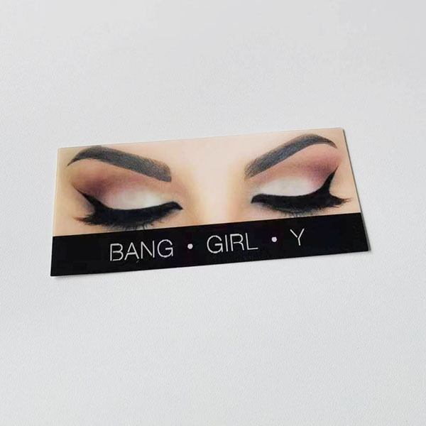Flip lenticular printing sticker on cosmetic box