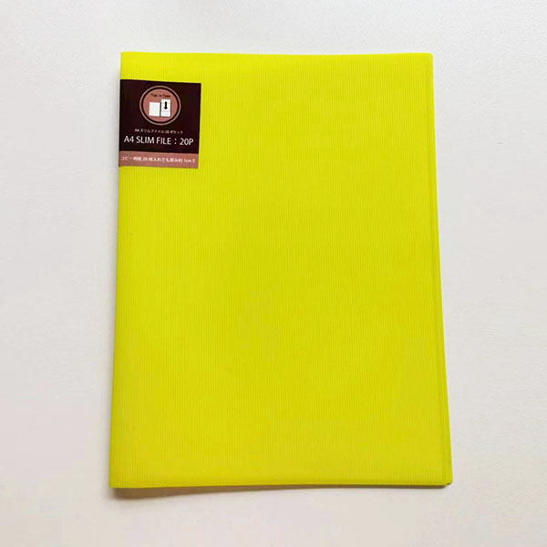 A4 document folder with 20 inner clear pockets