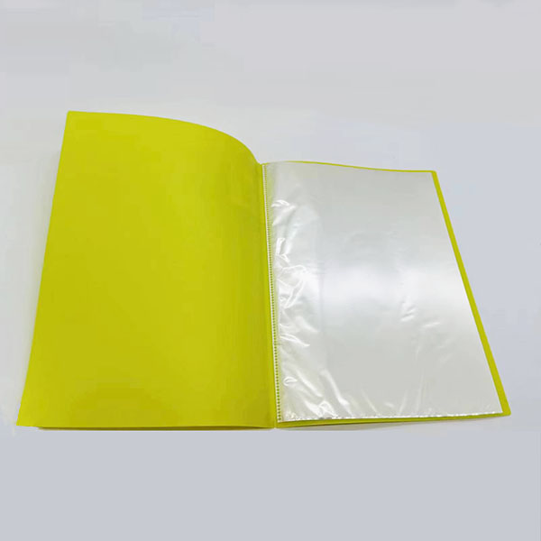 A4 document folder with 20 inner clear pockets image 2