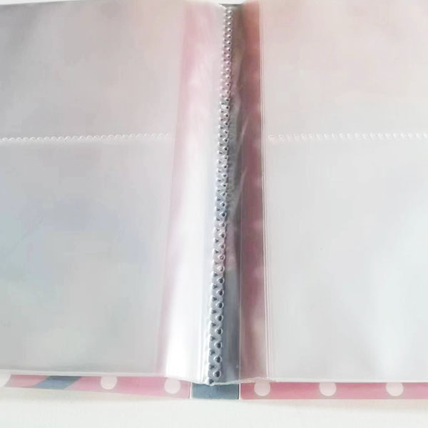 Plastic photo album with 20 pockets