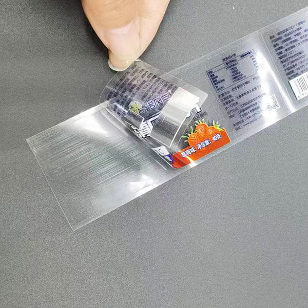 Custom transparent private label on candy bottle image 2