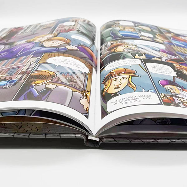 OEM foreign sewing binding hardcover book printing image 3