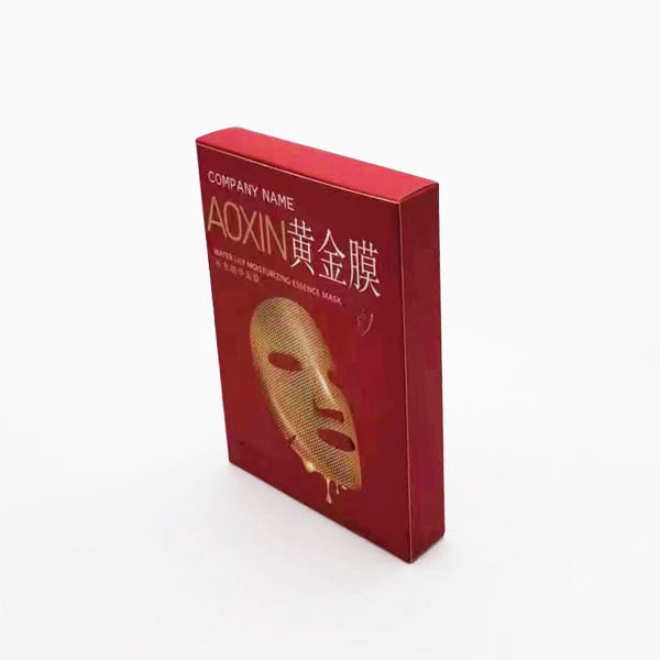High end customized white cardboard paper folding box