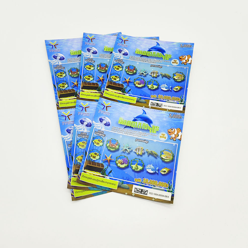 Premium Custom Scratch Off Tickets Printing image 2