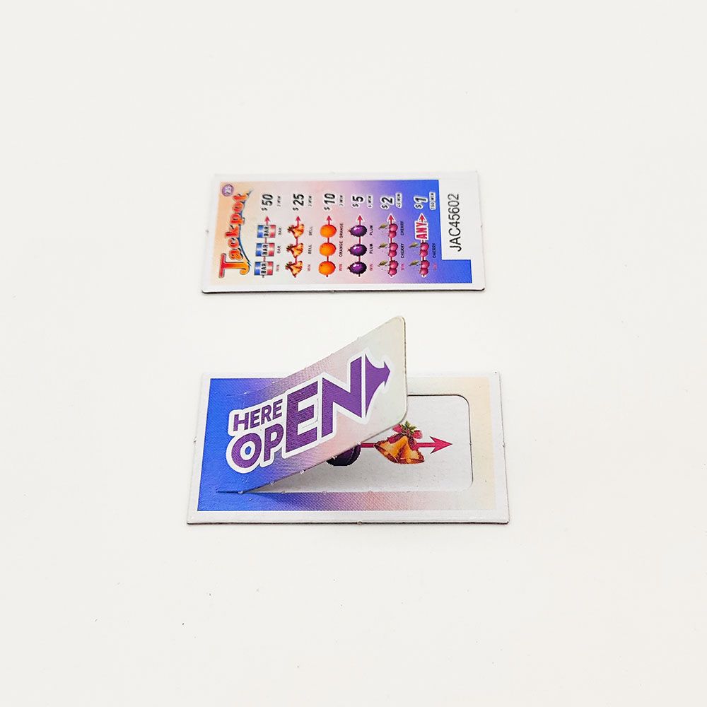 Promotional Pull Tabs Break Open Lottery Ticket image 2